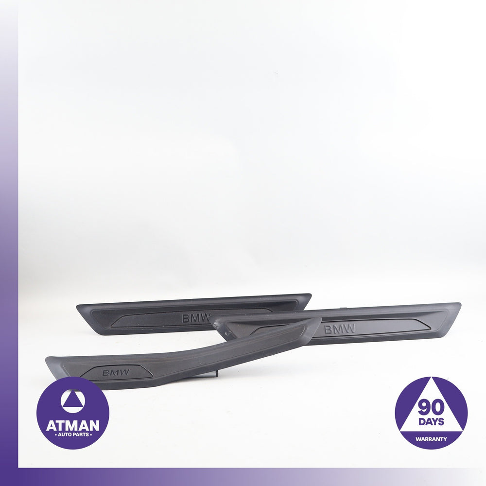 BMW F30 320i Front &amp; Rear Inner Door Step Sill Panel Set OEM