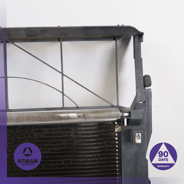 00-06 BMW E53 X5 A/C Condenser Steering Oil Cooler w/ Bracket OEM