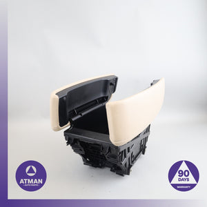 14-18 BMW F15 X5 X6 Front Center Console Armrest Arm Rest Beige 51169285083 OEM