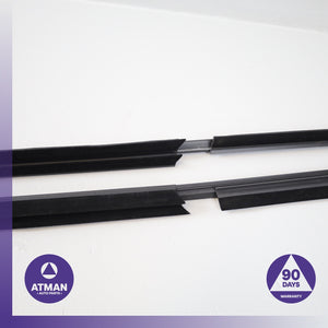 BMW F98 X4M X4 Rear Left &amp; Right Door Window Weatherstrip Gasket Seal Set OEM