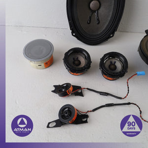 01-06 BMW E46 325i Touring Harman Interior Audio Speaker Tweeter Woofer Set OEM — photo 4