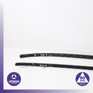 18-24 BMW G01 X3 iX3 Left &amp; Right Roof Luggage Rack Rail Set Aluminium OEM 42k