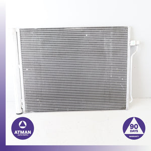 BMW F10 550i A/C AC Air Conditioning Condenser w/ Line DENSO