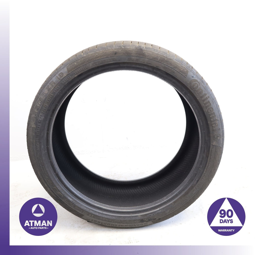 255/35ZR19 Continental ContiSportContact 5P A0 255 35 19' 96Y XL DOT 4523 Tire