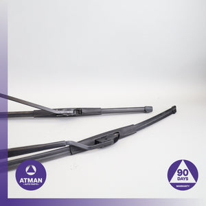 BMW F15 X5 Front Windshield Wiper Washer Arm Set 61617304069 OEM