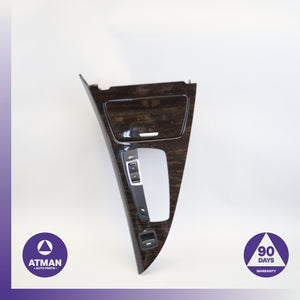BMW F12 650i 640i Center Console Cup Holder Shifter Bezel Trim Wood 9197227 OEM