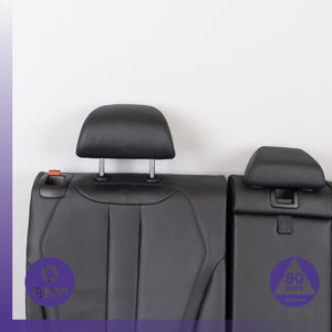 14-18 BMW F15 X5 Rear Left & Right Upper Seat Cushion Set Black OEM