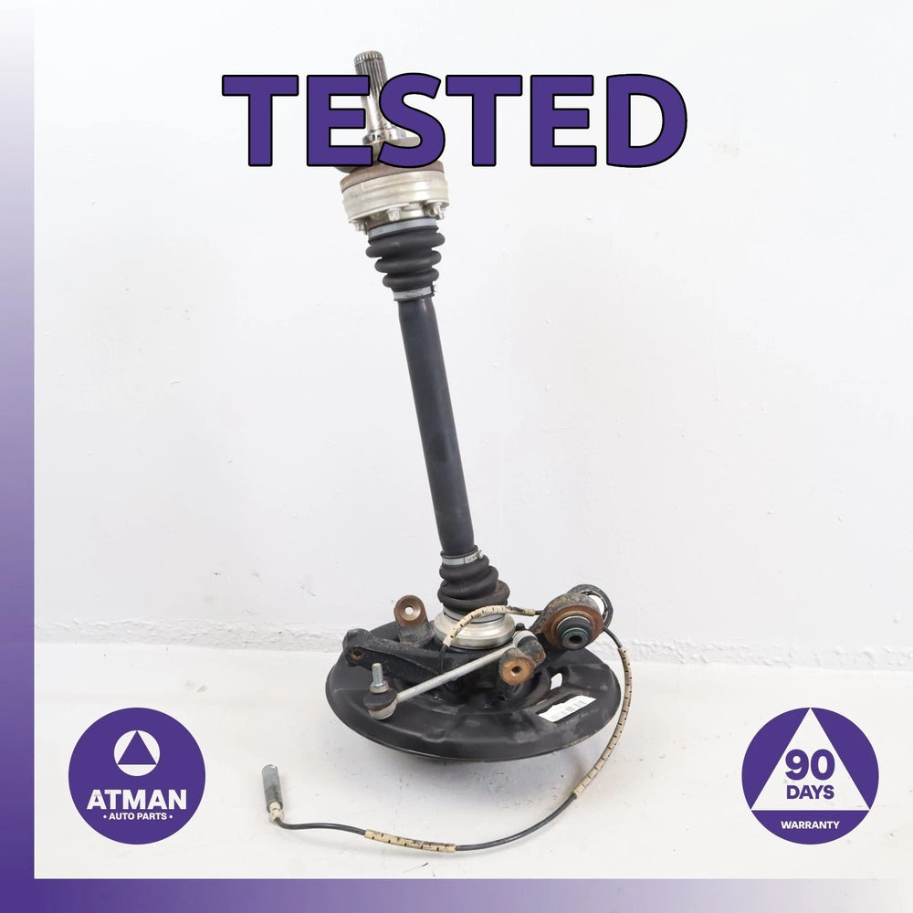 09-11 BMW E90 328i Rear Left CV Axle Shaft w/ Knuckle Hub OEM