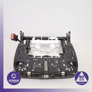 14-19 BMW F15 X5 X6 535i Front Left Seat Base Track Frame Rail w/ Motors OEM