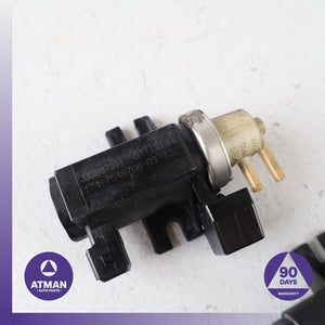 BMW E60 535i 335i 550i Turbo Pressure Boost Solenoid Valve Converter Set OEM