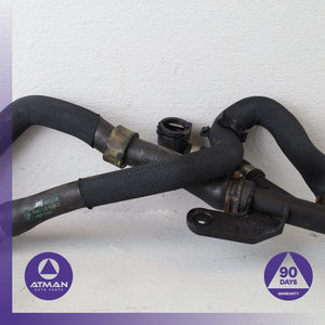 09-13 BMW F10 550i 750i Radiator Water Hose Return Pipe Set 17127575453 OEM — photo 3