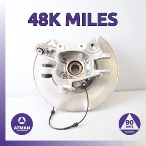 21-26 BMW G22 M440i 430i Rear Right Spindle Knuckle Hub w/ Shield OEM 48k