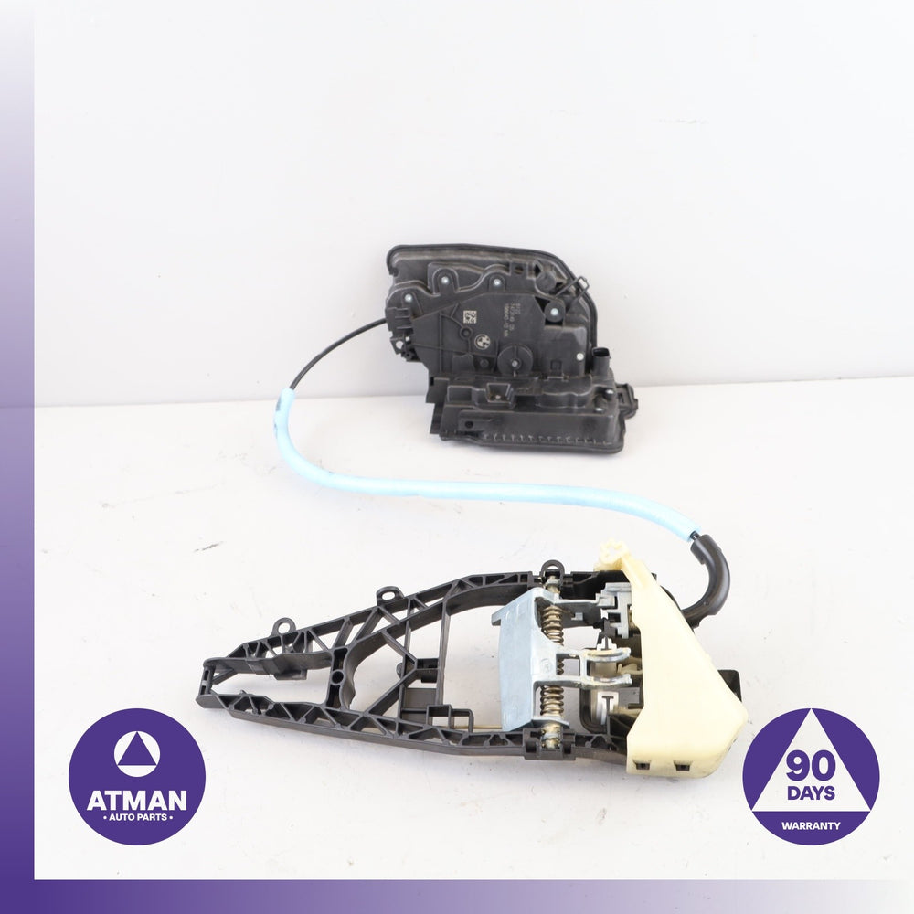 BMW F16 X6 X5 Rear Left Driver Door Lock Latch Actuator w/ Bracket OEM