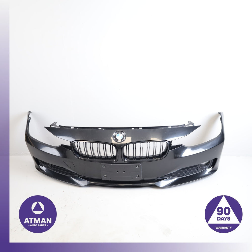 12-15 BMW F30 320i 328i 335i ActiveHybrid3 Front Bumper Cover Panel Black OEM