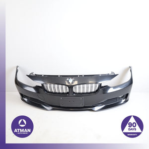 12-15 BMW F30 320i 328i 335i ActiveHybrid3 Front Bumper Cover Panel Black OEM
