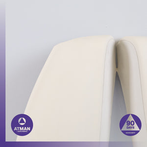 BMW G30 M550 530e 540i Rear Left & Right Seat Bolster Cover Trim Set White OEM