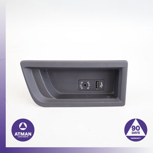 BMW F30 320i Front Center Console Insert USB Aux Socket w/ Trim OEM