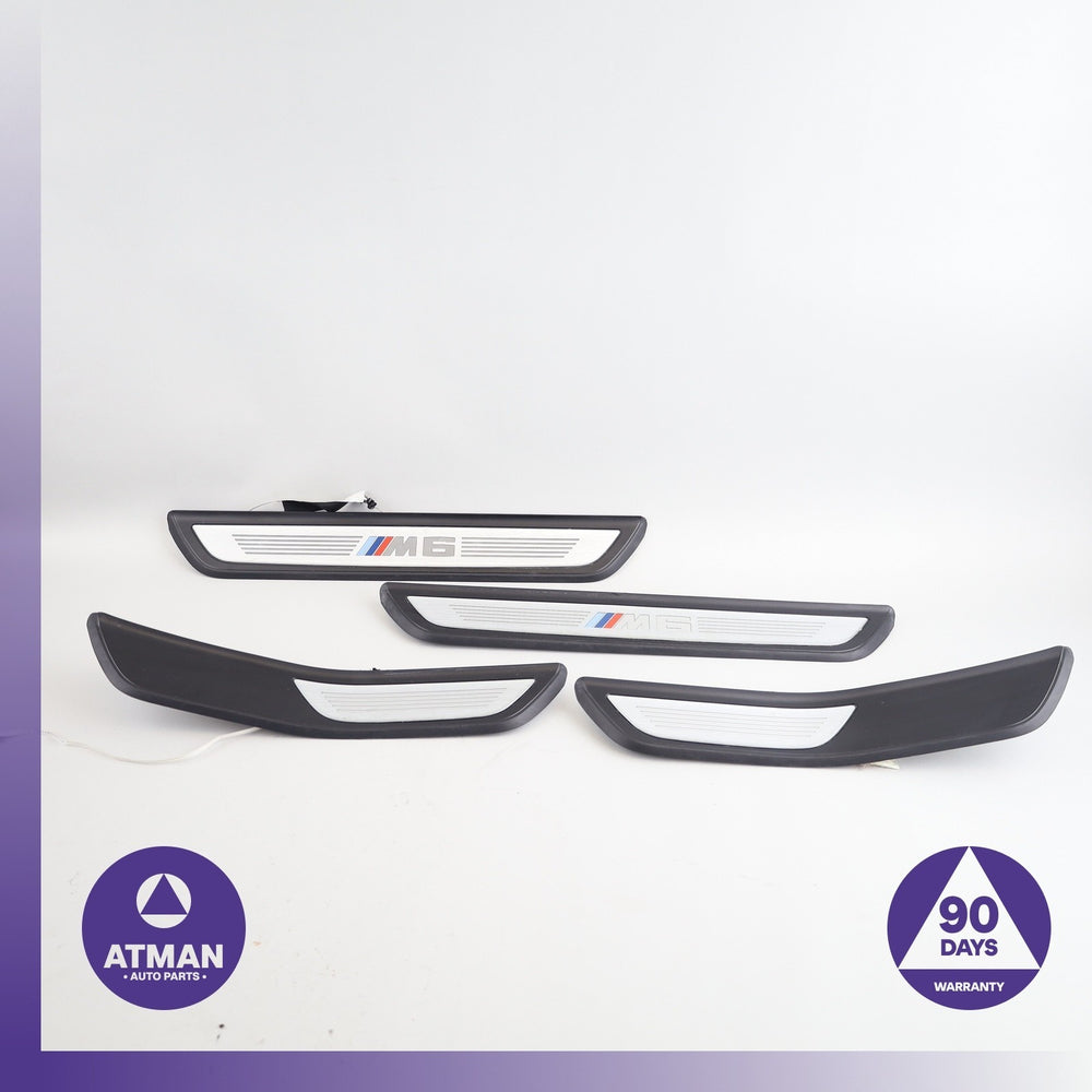 13-19 BMW F06 M6 Gran Coupe Door Entry Illuminated Step Sill Panel Set OEM