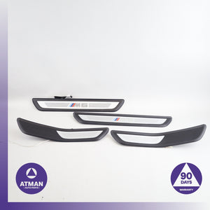 13-19 BMW F06 M6 Gran Coupe Door Entry Illuminated Step Sill Panel Set OEM