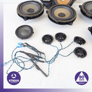 11-17 BMW F25 X3 Top Hi-Fi Interior Sound Tweeter Speaker Set OEM 88k