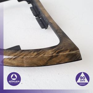 08-13 BMW E88 128i 135i Automatic Transmission Gear Shifter Trim Bezel Wood OEM — photo 2