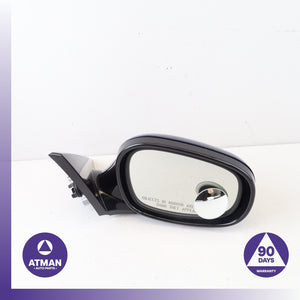 10-13 BMW E82 128i Shadow Line Right Rear View Door Mirror Blue OEM 77k