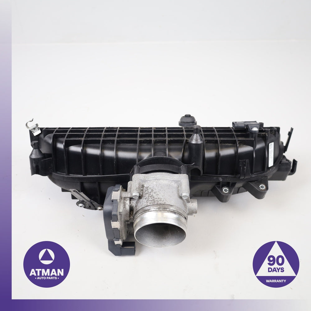 2016 BMW F15 X5 Engine Motor Intake Manifold w/ Throttle 11617576911 OEM