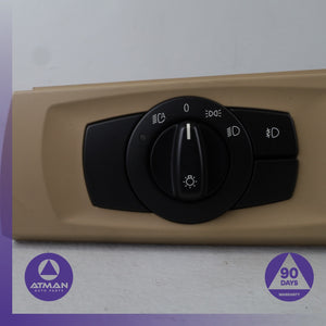 BMW E90 328i 330i Dashboard Headlight Lamp Control Switch OEM
