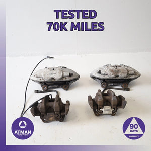 12-19 BMW F36 435i 428i 330i 335i Front & Rear Brake Caliper Set OEM 70k