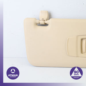 BMW F25 X3 Right Passenger Side Sunvisor Sun Visor Beige OEM