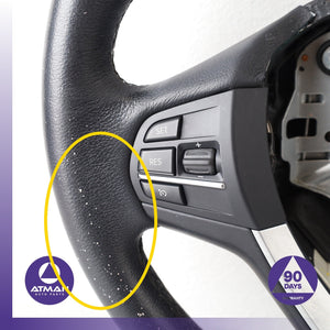 11-18 BMW F25 X3 X4 Sport Heated Steering Wheel Leather Black OEM — photo 6