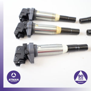 BMW F15 X5 X6 M235i Engine Motor Ignition Coil Set of 6 12138616153 OEM