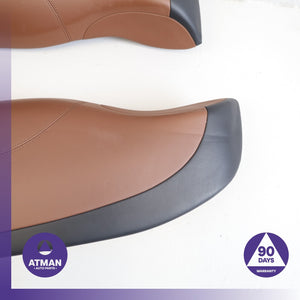 13-19 BMW F06 650i Rear Left &amp; Right Seat Cushion Bolster Set Brown OEM