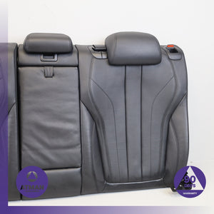 15-19 BMW F16 X6 Rear Left & Right Upper Seat Cushion Set Black OEM
