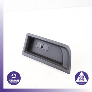 BMW F30 330i 320i Front Center Console Insert USB Socket w/ Trim OEM