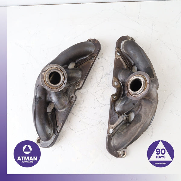 BMW F10 550i Left &amp; Right Engine Exhaust Turbo Manifold OEM