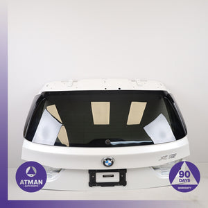 14-18 BMW F15 X5 Trunk Lid Liftgate Tailgate Hatch Shell White OEM