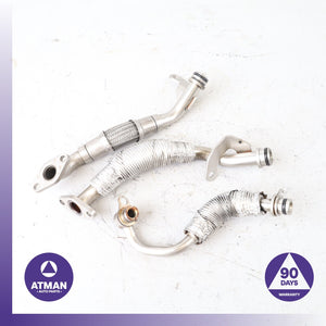 BMW E90 335i N54 Engine Motor Turbocharger Oil Coolant Line Set OEM