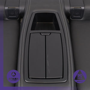15-20 BMW F83 M4 Convertible Rear Left & Right Lower Seat Cushion Set Black OEM