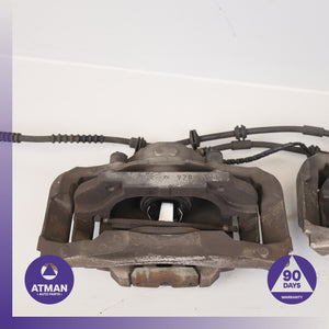 09-17 BMW F10 550i 750i 650i 535i Front Left &amp; Right Brake Calipers Set of 2 OEM