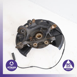 BMW F30 330e 330i Rear Left Spindle Knuckle Hub w/ Shield OEM 84k