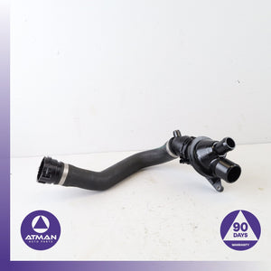 BMW F30 328i 320i 2.0L Engine Radiator Coolant Thermostat w/ Hose Pipe OEM