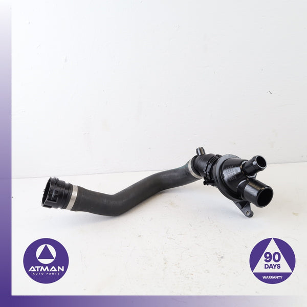 BMW F30 328i 320i 2.0L Engine Radiator Coolant Thermostat w/ Hose Pipe OEM