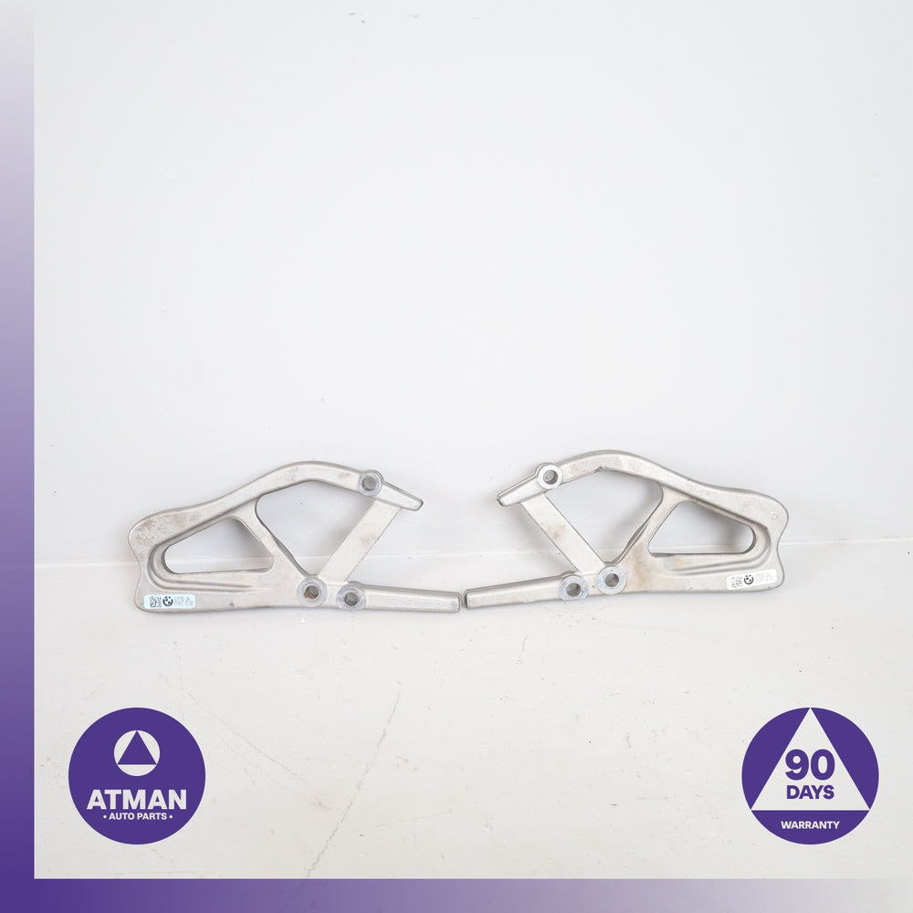 BMW F98 X4M X4 Front Right &amp; Left Crossmember Reinforcement Bracket Set OEM