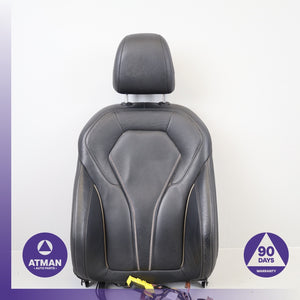 17-23 BMW F10 530e 540i Front Left Driver Top Upper Seat Cushion Black OEM