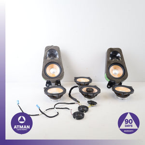 07-14 BMW E70 X5M X5 X6 Top Hi-Fi Individual Audio Sound Speaker Tweeter Set OEM