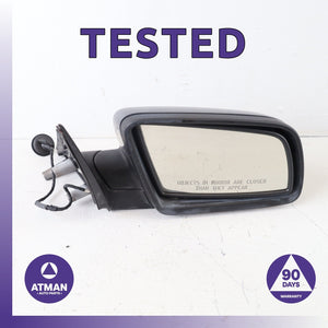 08-10 BMW E60 535i 528i Right Rear View Door Mirror Gray OEM