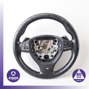 13-15 BMW F02 750i M-Sport Steering Wheel w/ Paddle Shifters OEM