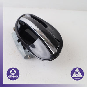 BMW E66 750i 745i Front Right Exterior Door Handle Black OEM