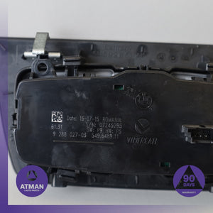 BMW F83 M4 Dashboard Headlight Head Light Control Switch 9288027 OEM